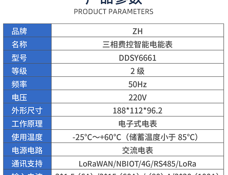 三相費(fèi)控智能電表